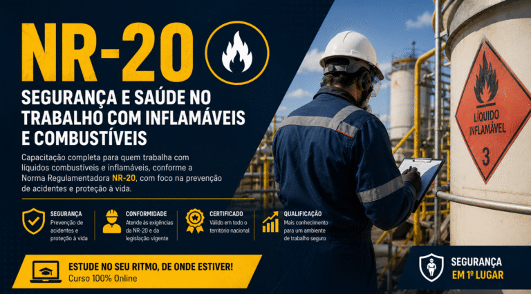 NR20: Segurança e Saúde no Trabalho com Inflamáveis e Combustíveis