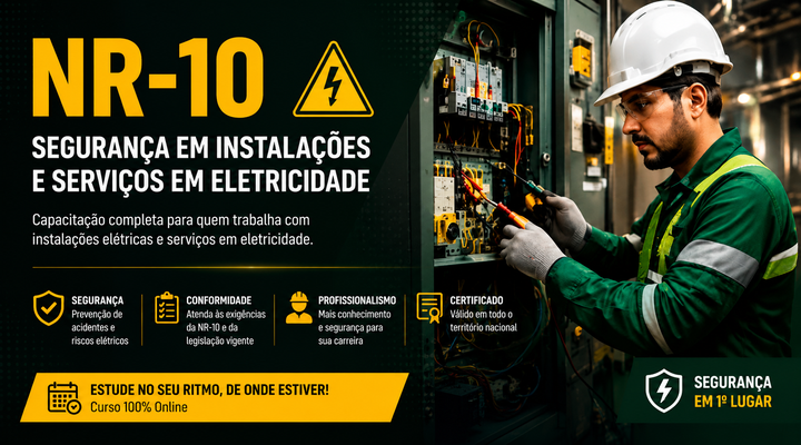 NR10 – Segurança em Instalações e Serviços em Eletricidade